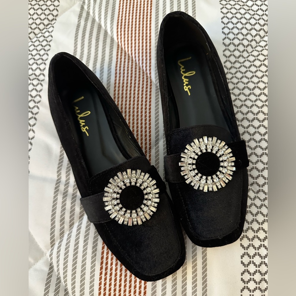 Lulu Loafers with Silver Embellishment- NEW never worn - Picture 4 of 5